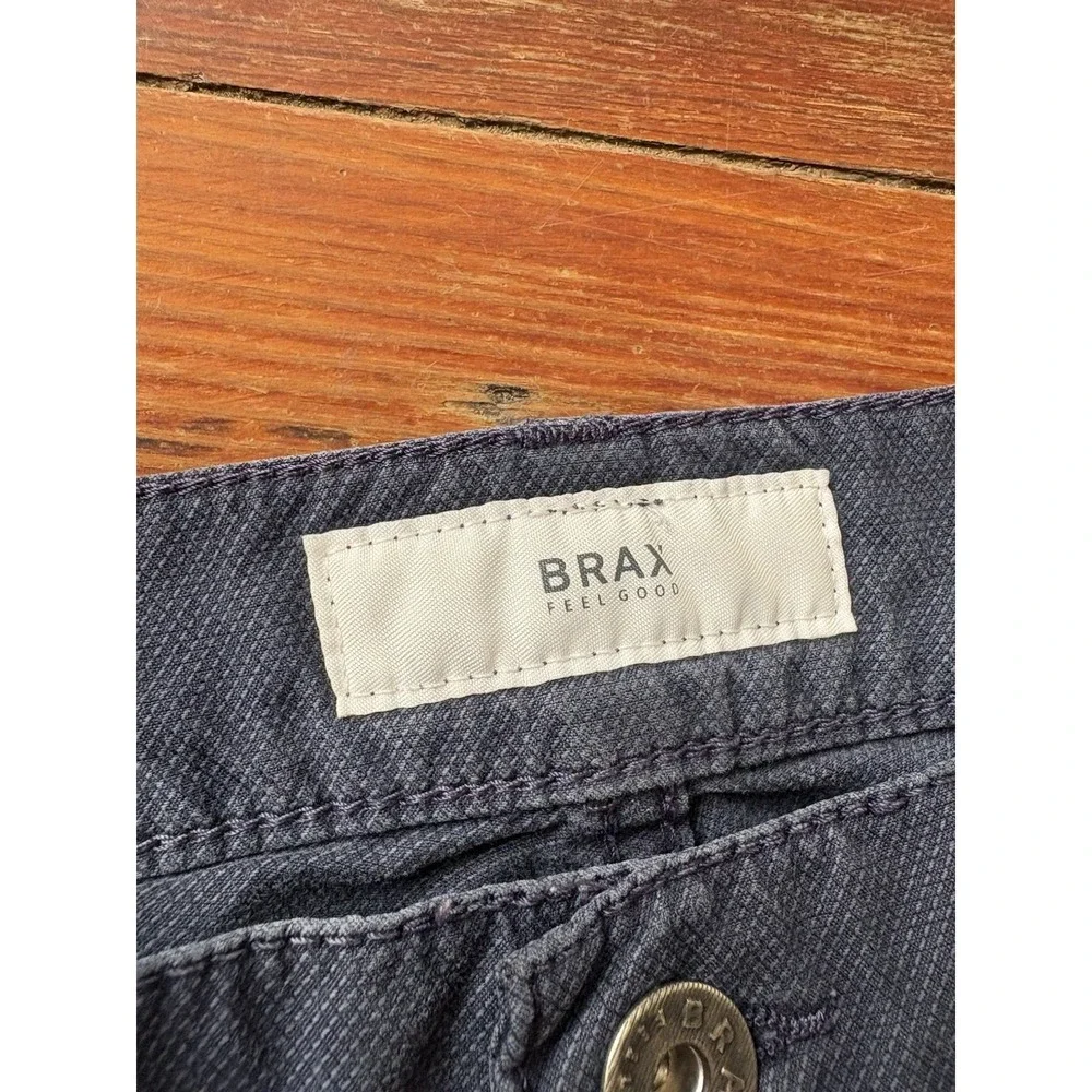 Brax Pants Men's Blue Chuck Modern Fit Stretch Cotton Jeans Chino 30x30